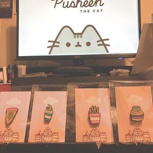 Pusheen pins